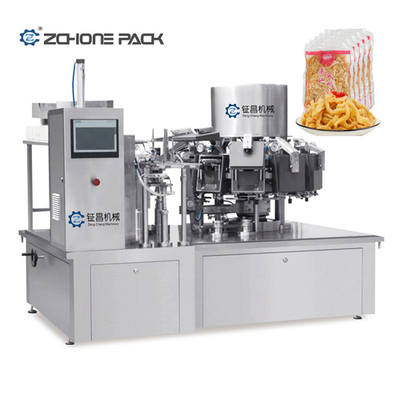 Pouches Type Rotary Vacuum Packaging Machine Chicken Feet Packaging Machine
