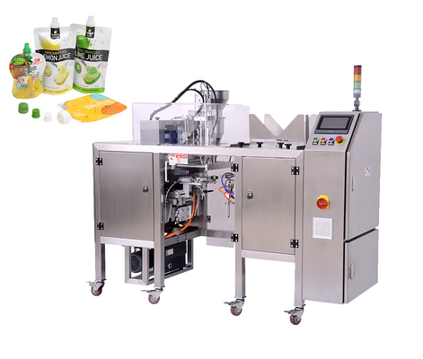 Automatic Bag Feeding Liquid Packaging Machine Stand Up Pouch Spout Pouch Juice Sauce