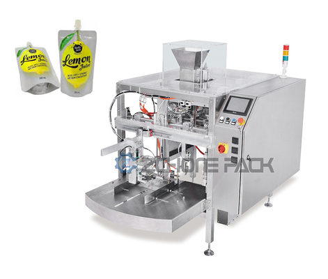 Automatic Bag Feeding Liquid Packaging Machine Stand Up Pouch Spout Pouch Juice Sauce