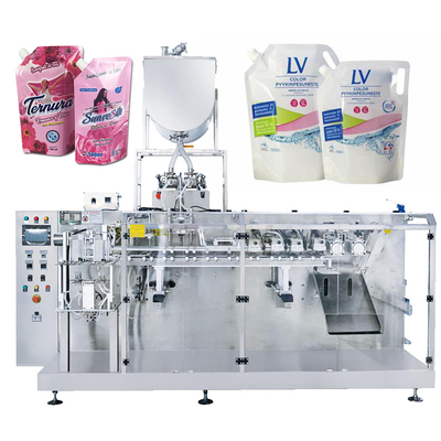 Liquid Detergent Filling Machine Laundry Detergent Spout Pouches Packaging Machine