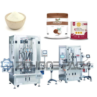 Milk Powder Double Head Filling Machine Automatic AC 380V 50/60Hz