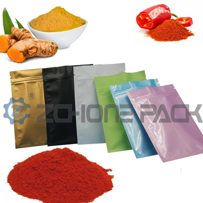 Prefabricated Bag Three Side Sealing Food Packaging Pouch Multi Layer Composite