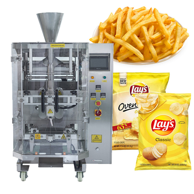 Potato Chips Granule Vertical Packing Machine Bags Film Pouch 880kg ZCHONE