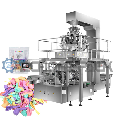 High Speed Balloon Packaging Machine Multi Station Quantitative Automatic