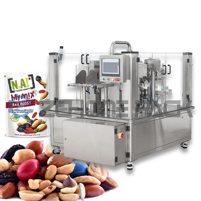 2.5KW Snack Food Packaging Machine Potato Chips Biscuits Candy Nuts Pistachio