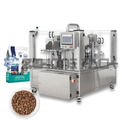 Pet Pellet Articles Stand-Up Pouch Packaging Machine Bagged Product Filling