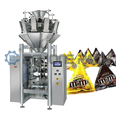 Triangle Bag Snack Packaging Machine Vertical Roll Film Automatic Granule Food Packaging Machine