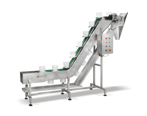 Food Grade 304 Stainless Steel Bowl Elevator Wild Vegetable Packing Machine