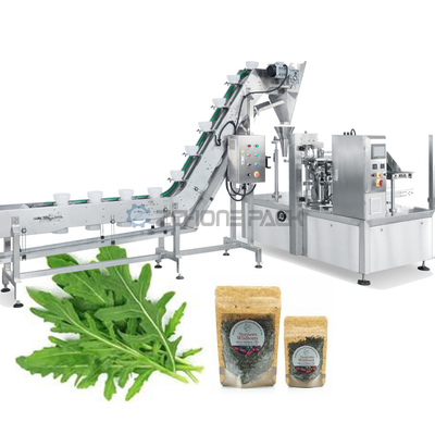 Food Grade 304 Stainless Steel Bowl Elevator Wild Vegetable Packing Machine