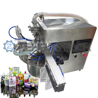 Desktop Turntable Filling And Capping Machine Nozzle Bag Small Packaging Machine