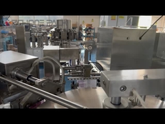 Linea rotatoria ali del cubetto di ghiaccio del tampone di cotone dell'impacchettatrice del granello di pollo degli gnocchi