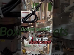 Macchina per imballaggio e imballaggio automatico a tavolo rotante a otto stazioni