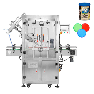 Automatic Dust Capping Machine Milk Filling Machine Biscuits Potato Chips Capping