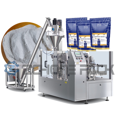 Accuracy Powder Packaging Machine Automatic Measuring High Speed Multi Station Bagging