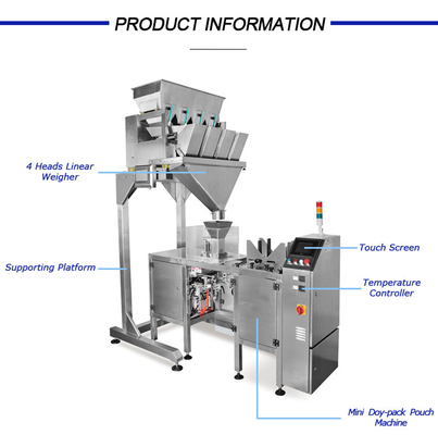 Food Snacks Coffee Candy Cookies Bagged Products Packaging Machine