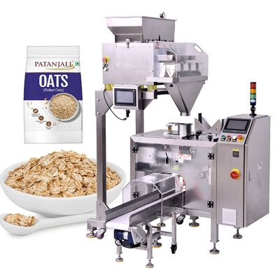 Automatic Zipper Stand-Up Pouch Packaging Machine with Bearing for Food Granules/Solids Plastic Film Packaging